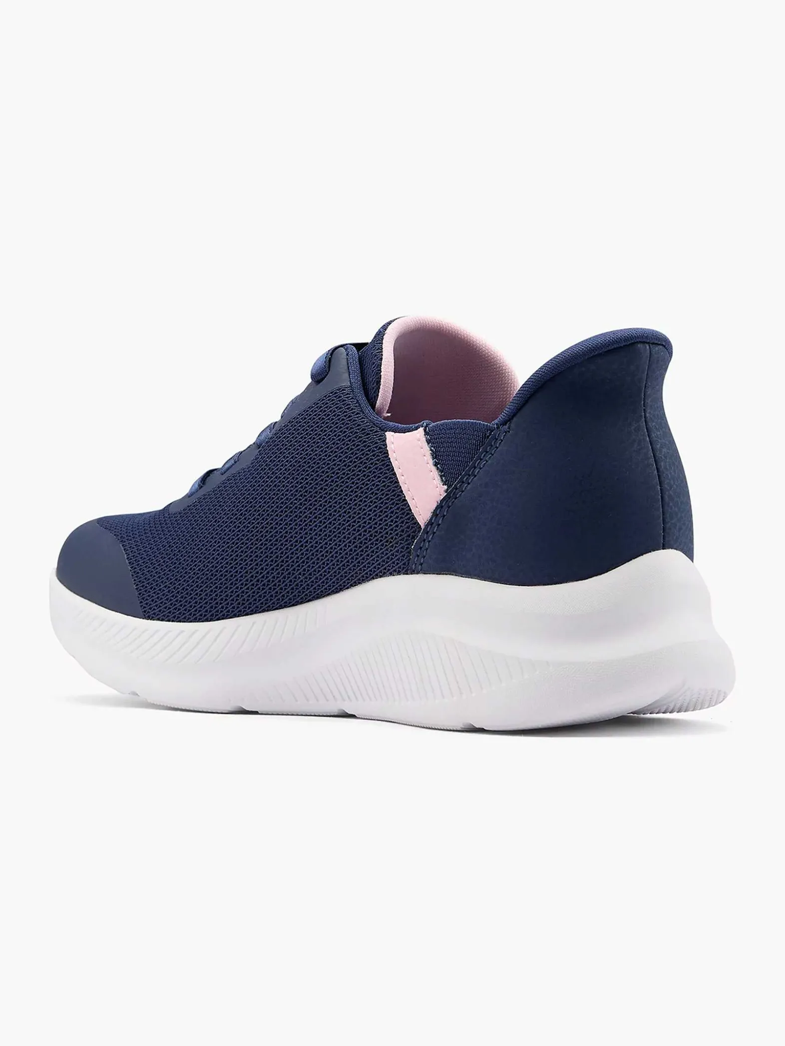 Skechers Donkerblauwe Sneaker Swift Fit - Hands Free-Dames Sneakers