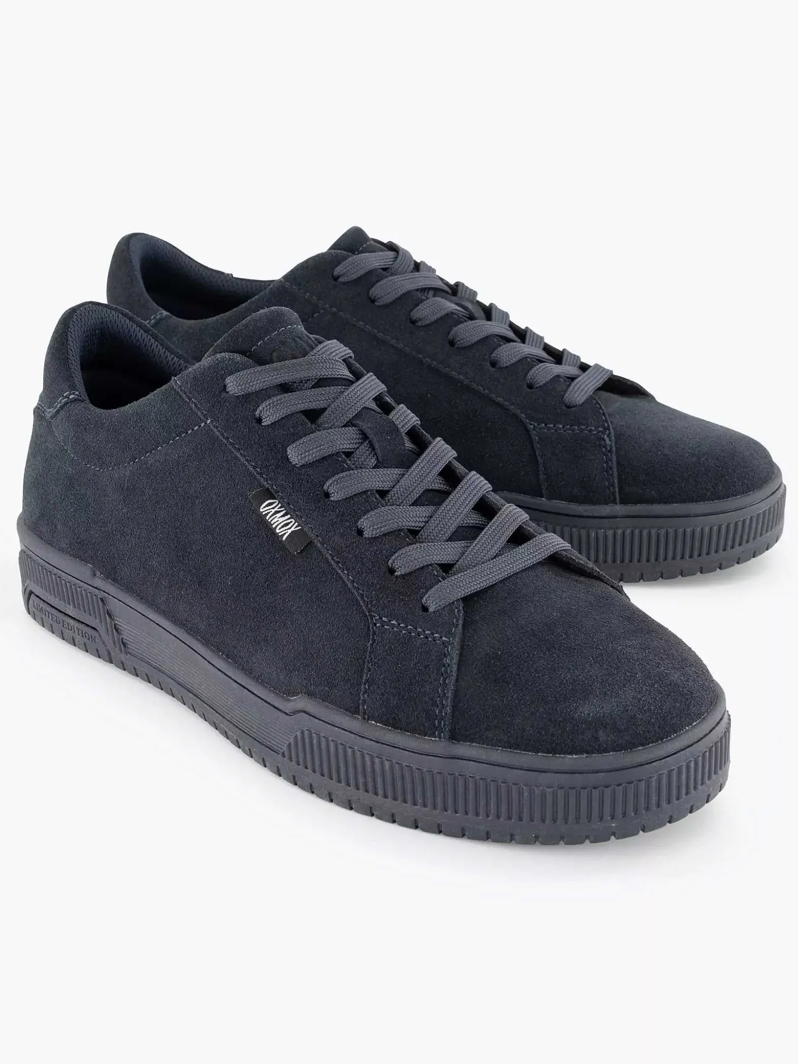 Oxmox Donkerblauwe Suede Sneaker-Heren Sneakers