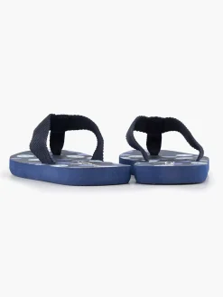 Blue Fin Donkerblauwe Teenslipper Smiley-Kinderen Jongensschoenen