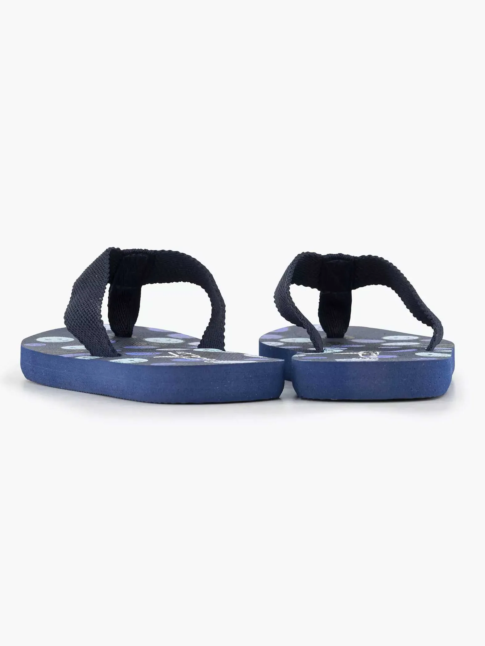 Blue Fin Donkerblauwe Teenslipper Smiley-Kinderen Jongensschoenen