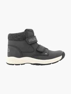 FILA Donkergrijze Boot Klittenband-Kinderen Jongensschoenen