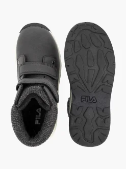 FILA Donkergrijze Boot Klittenband-Kinderen Jongensschoenen