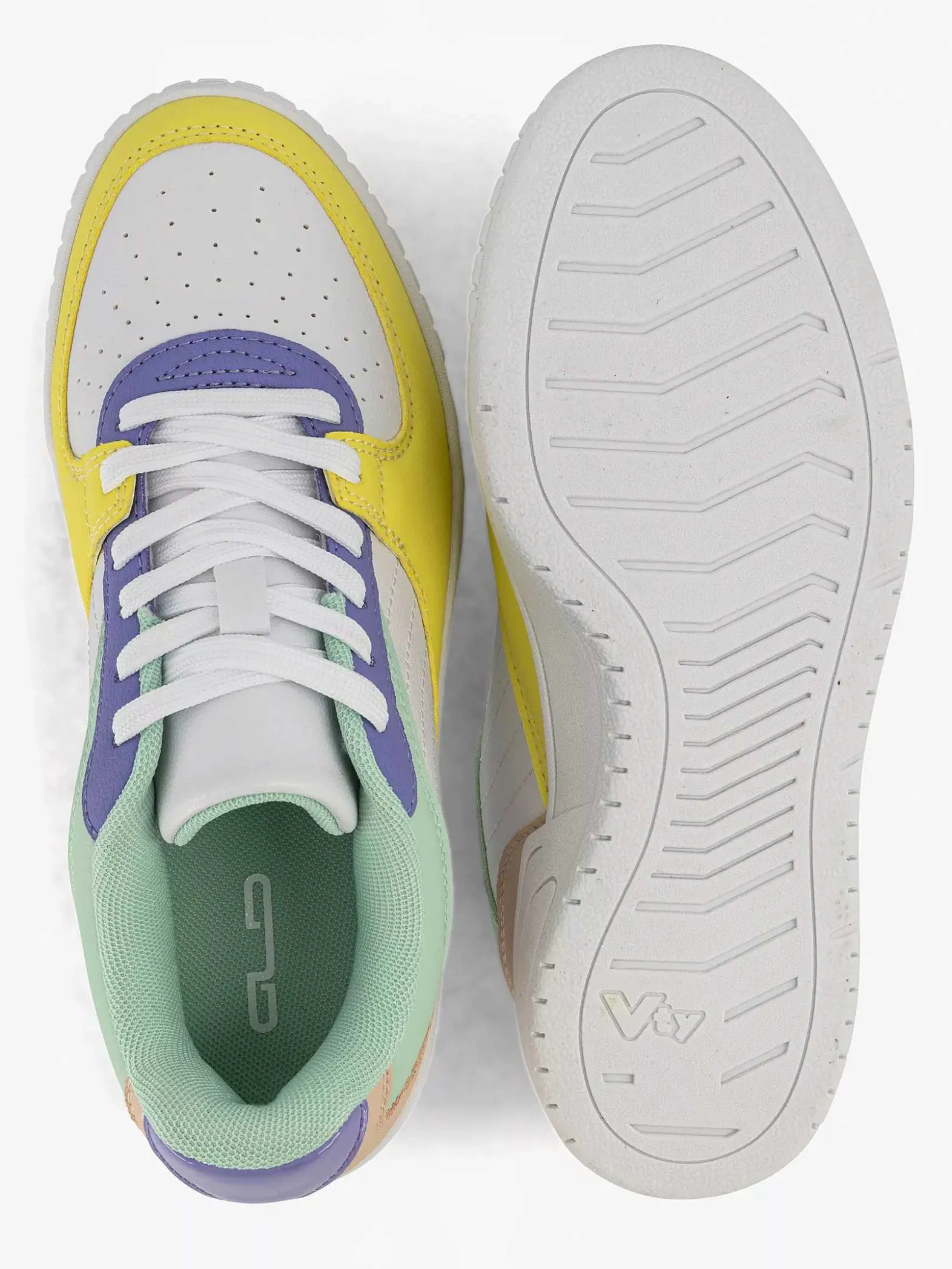 Graceland Gekleurde Platform Sneaker-Dames Sneakers
