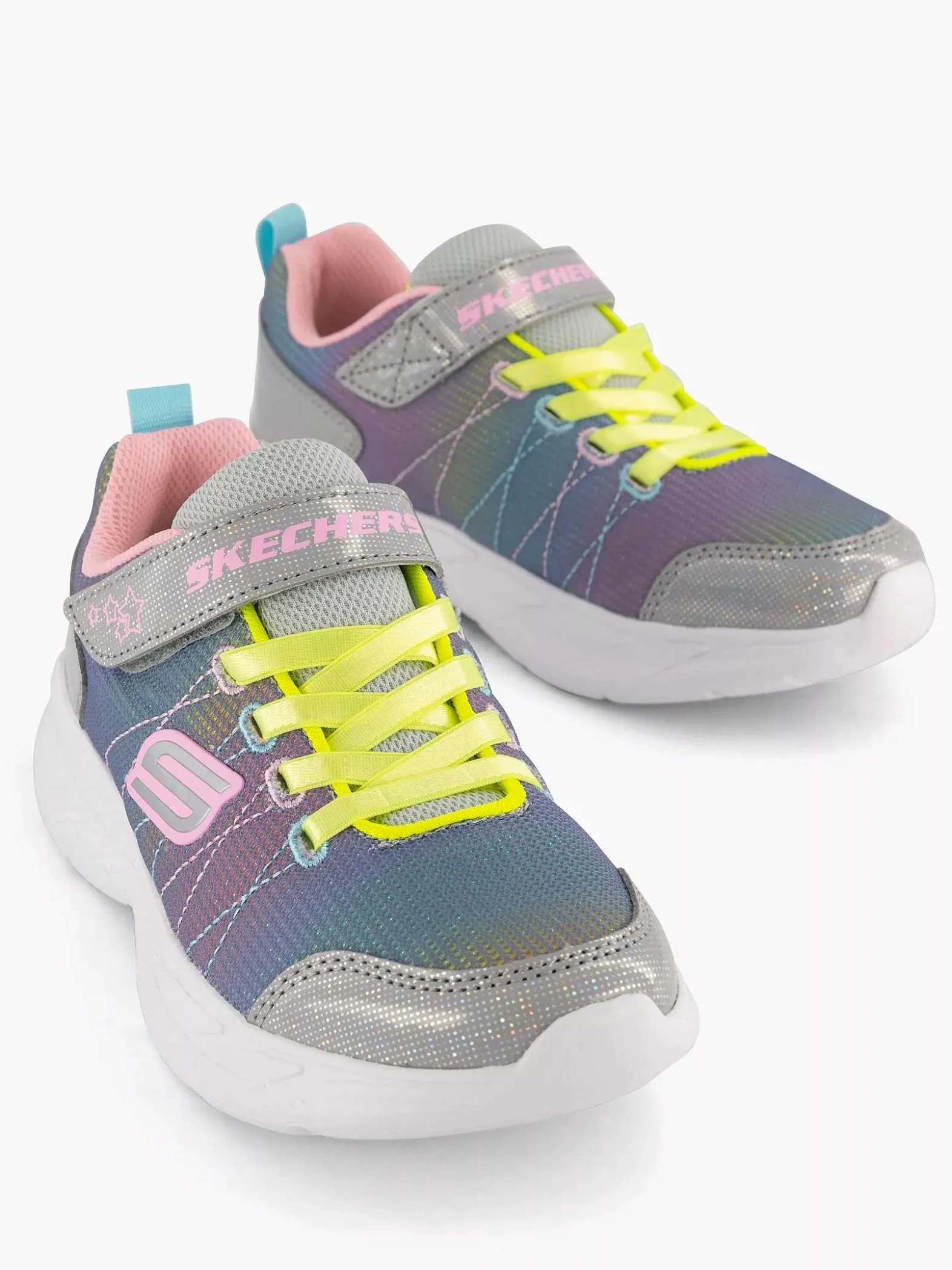 Skechers Gekleurde Snap Sprints 2.0 - Stars Away-Kinderen Babyschoenen