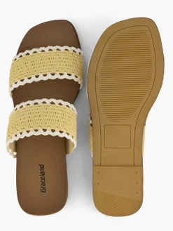 Graceland Gele Slipper-Dames Slippers