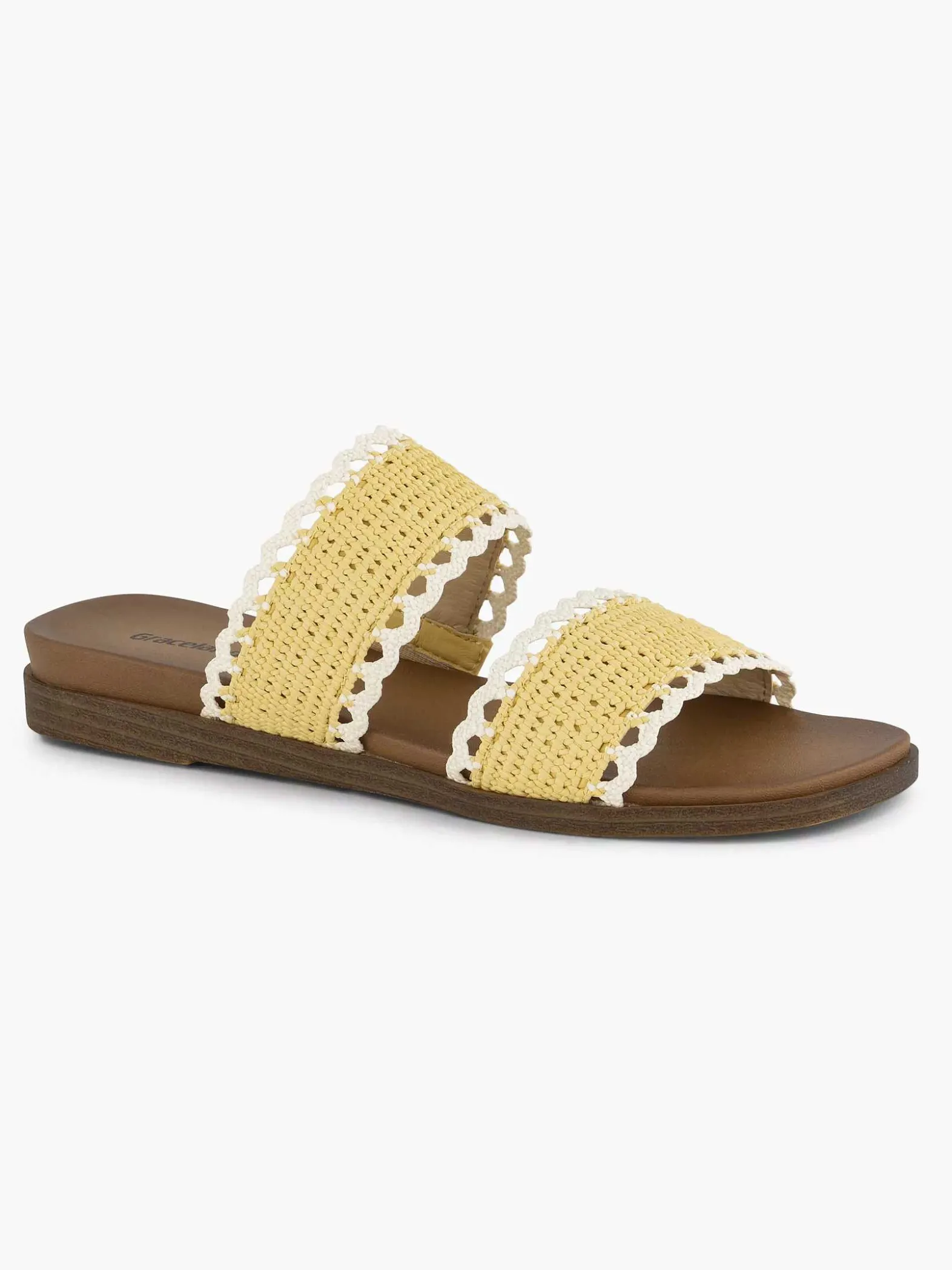 Graceland Gele Slipper-Dames Slippers