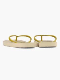 FILA Gele Teenslipper-Dames Sandalen