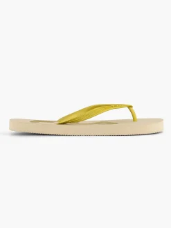 FILA Gele Teenslipper-Dames Sandalen