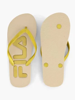 FILA Gele Teenslipper-Dames Sandalen
