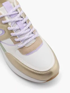 Graceland Gouden Chunky Sneaker-Dames Sneakers