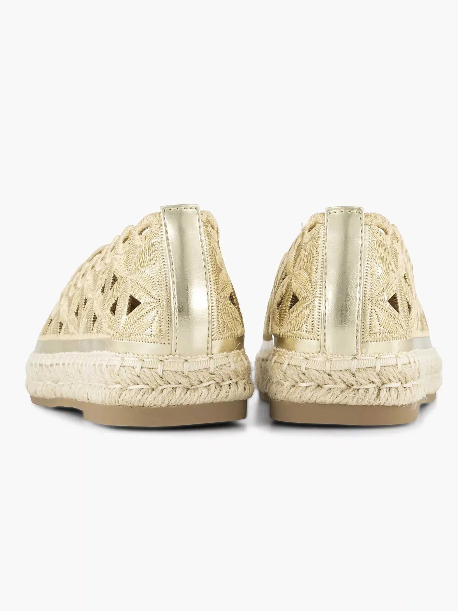 Graceland Gouden Espadrille-Dames Instappers