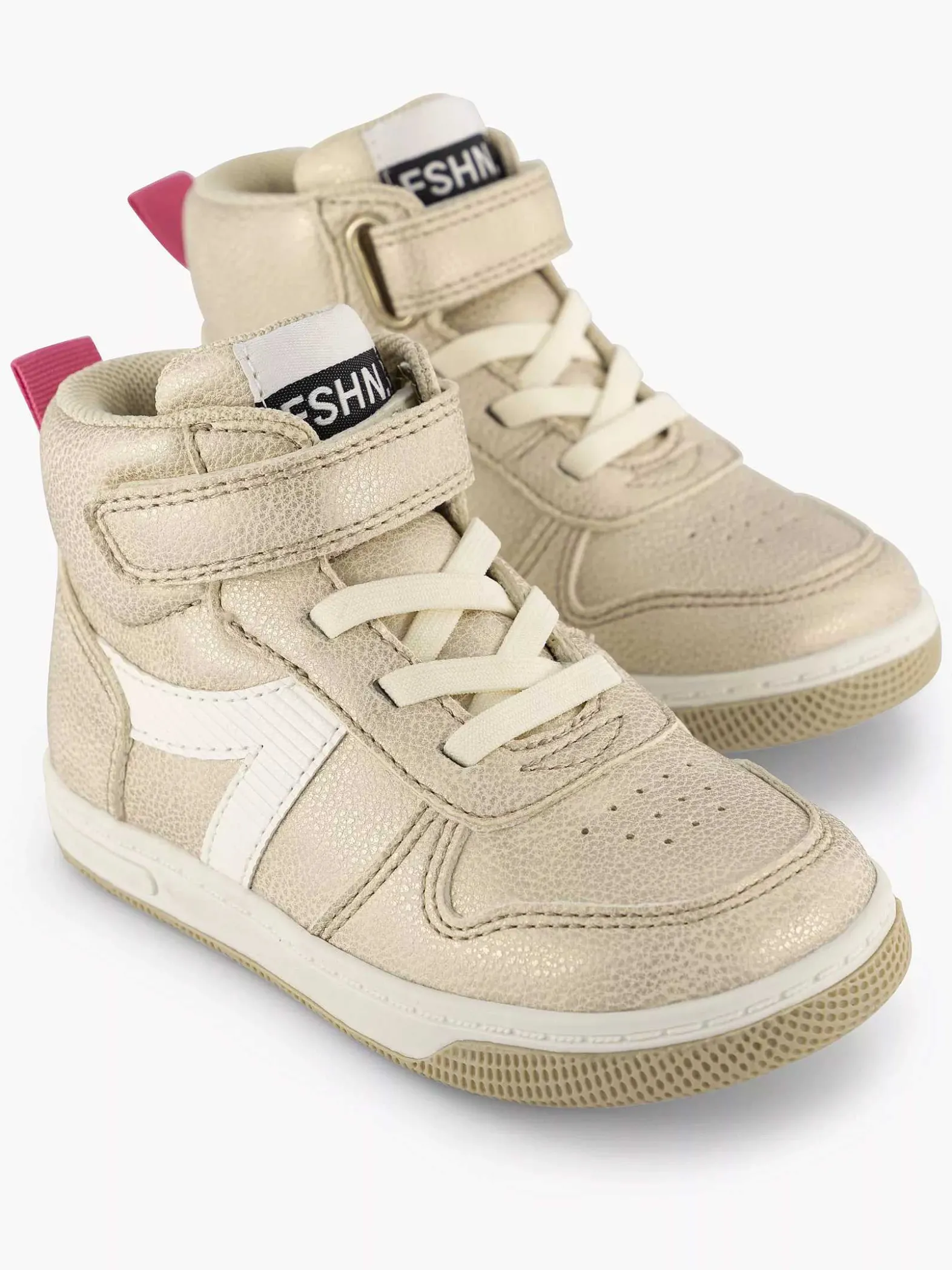 Cupcake Couture Gouden Hoge Sneaker-Kinderen Jongensschoenen