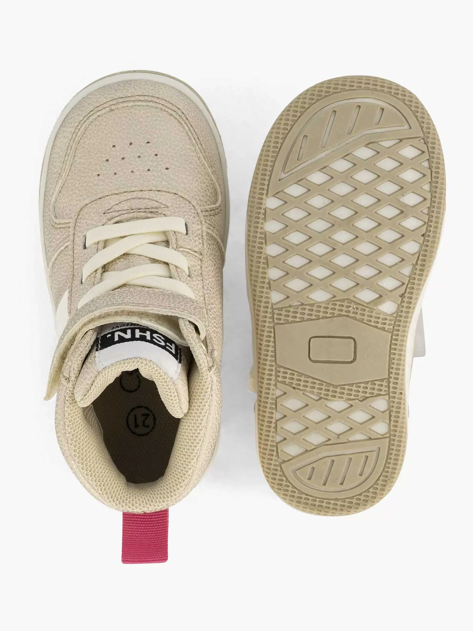 Cupcake Couture Gouden Hoge Sneaker-Kinderen Jongensschoenen