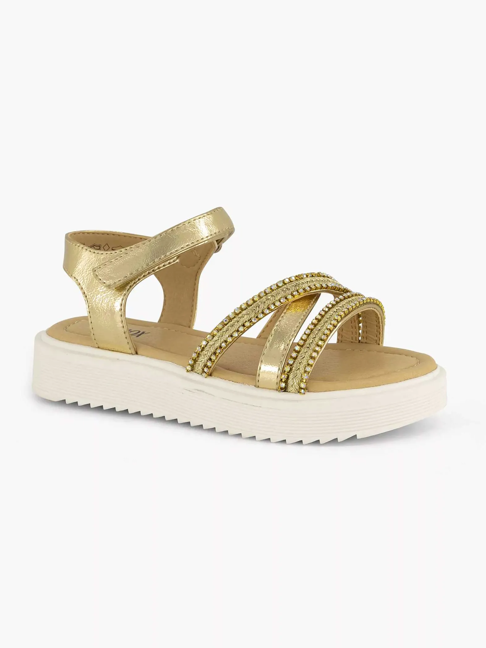 Oxmox Gouden Platform Sandaal-Kinderen Jongensschoenen