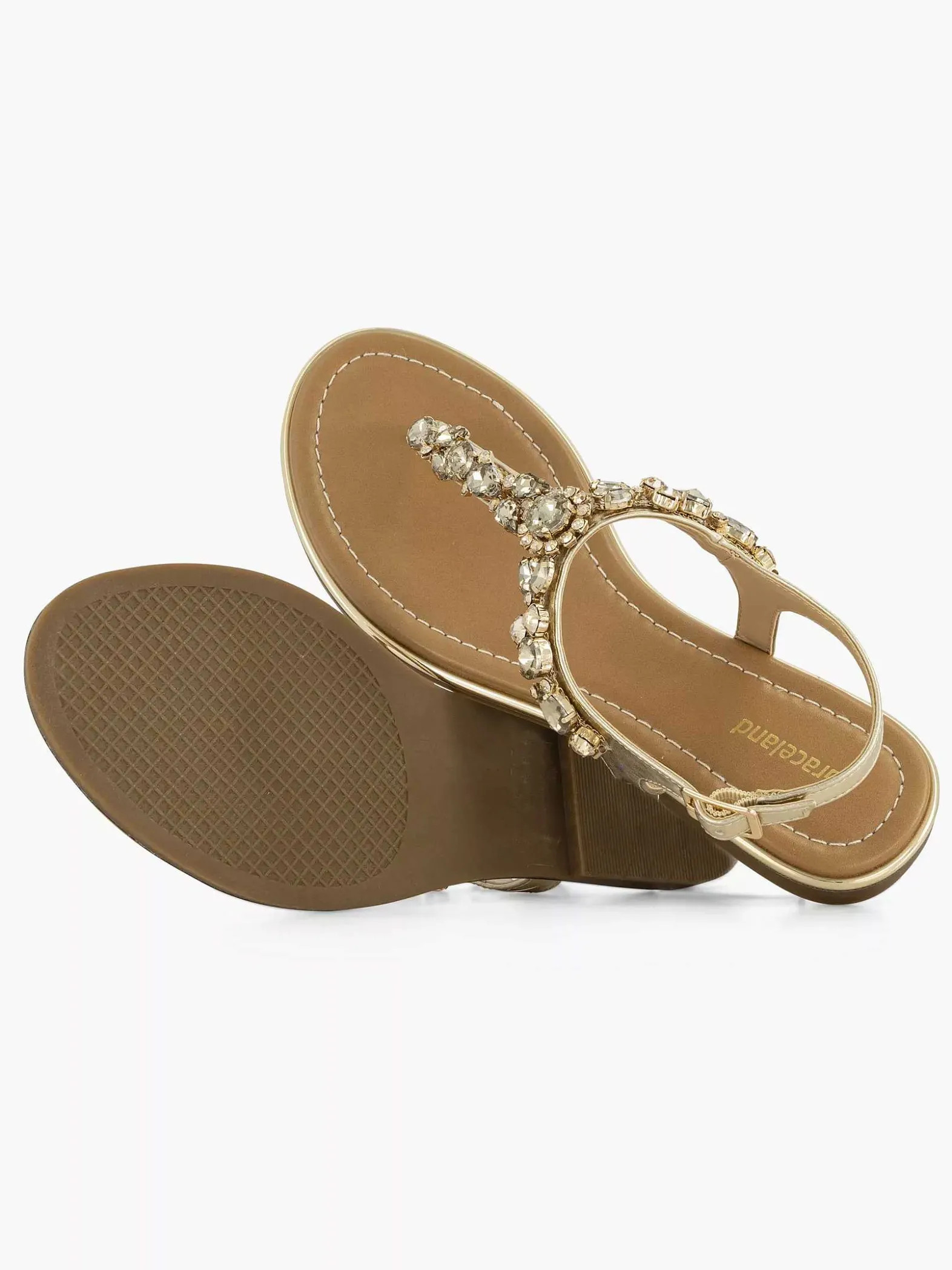 Graceland Gouden Sandaal-Dames Sandalen