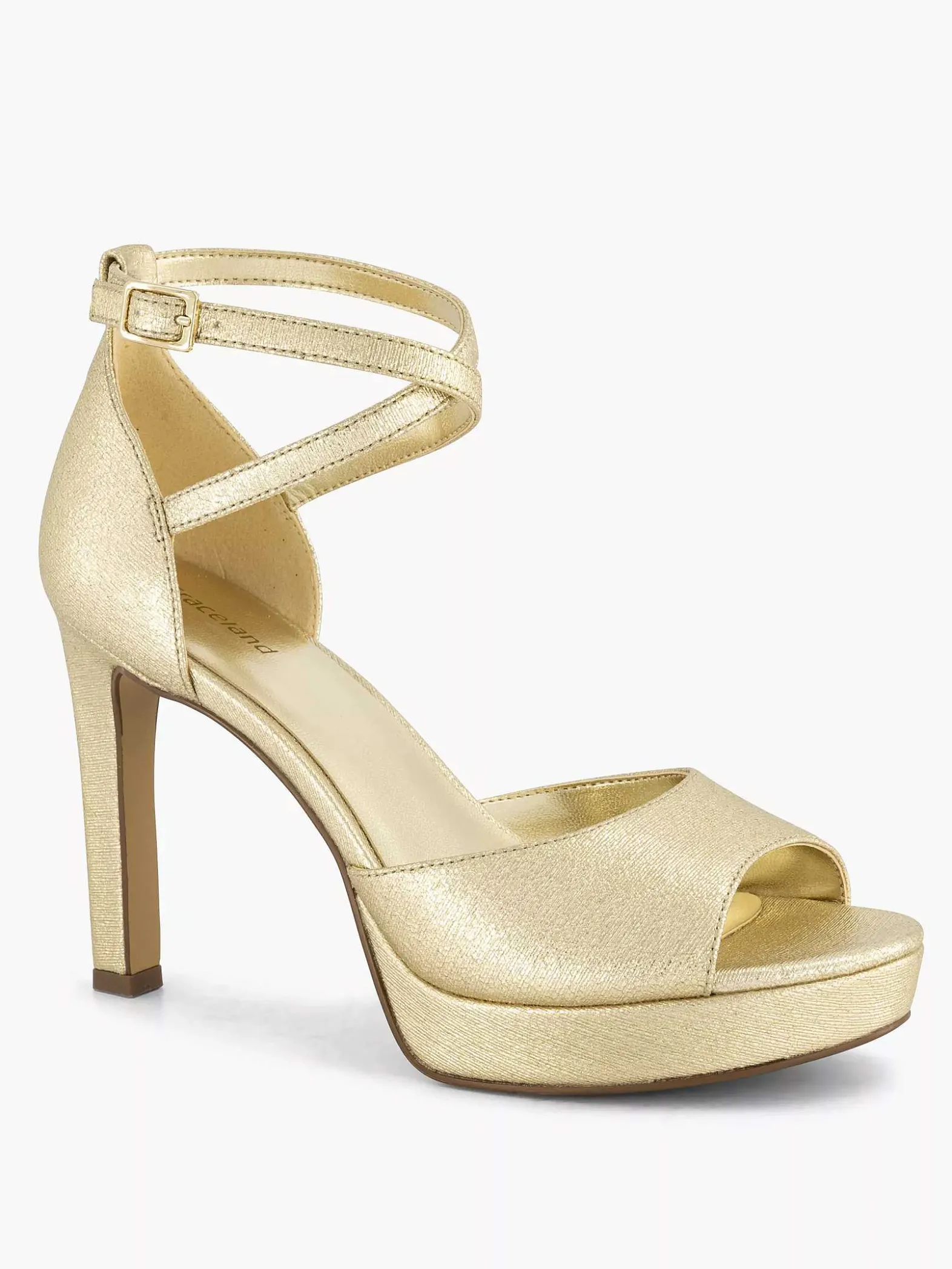 Graceland Gouden Sandalette-Dames Pumps