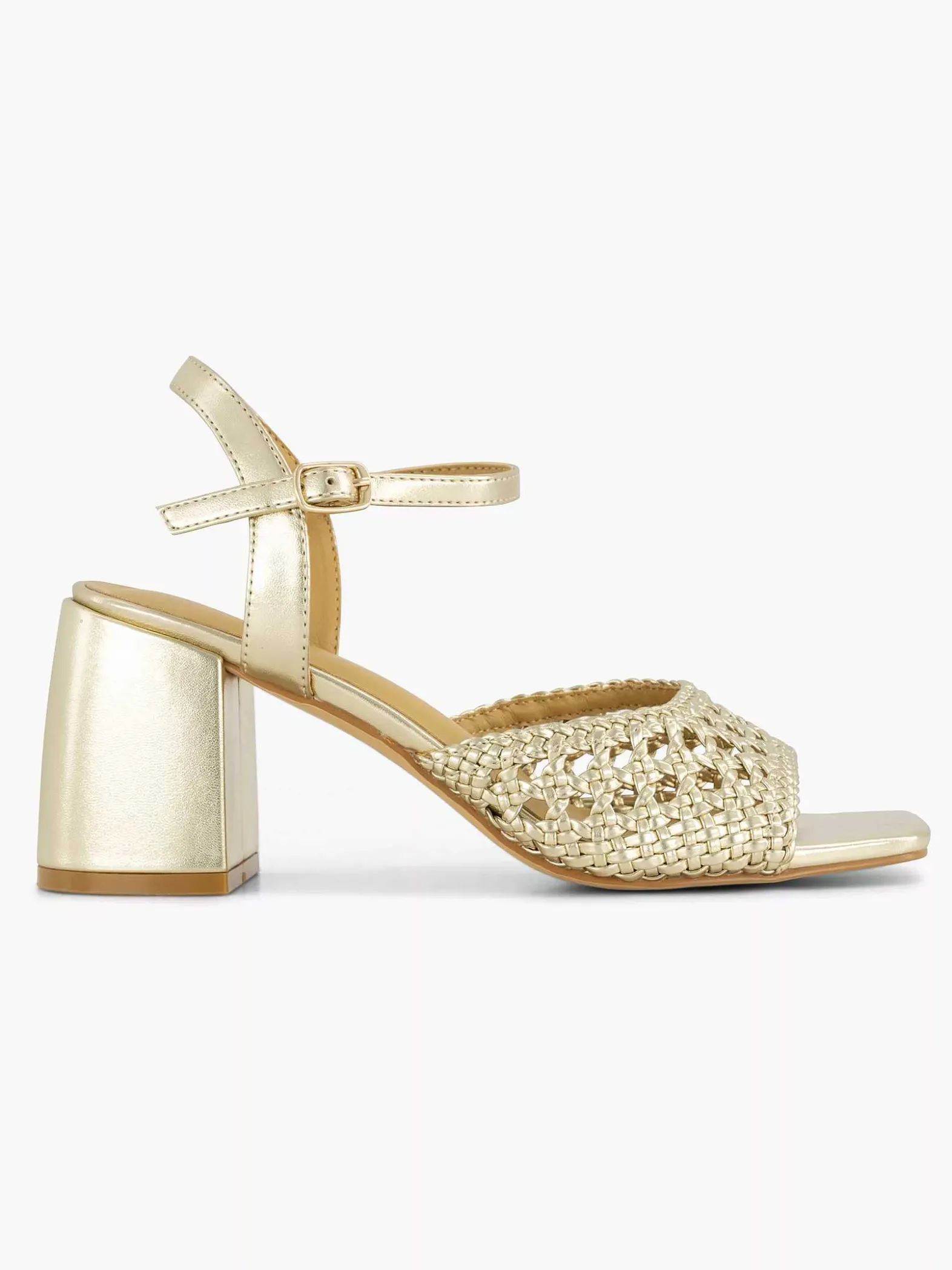 Graceland Gouden Sandalette-Dames Sandalen