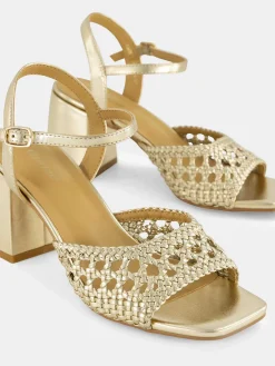 Graceland Gouden Sandalette-Dames Sandalen