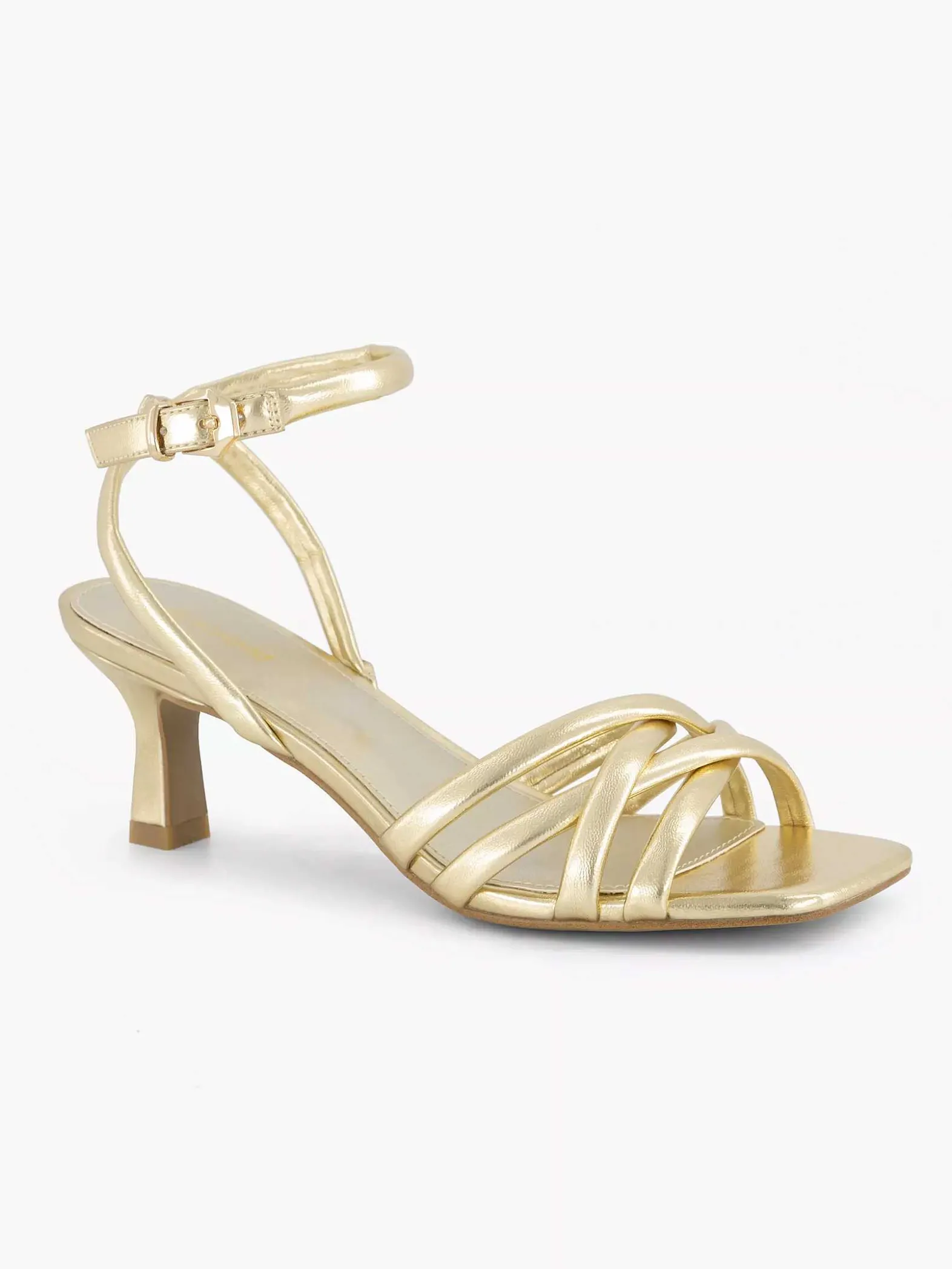 Graceland Gouden Sandalette-Dames Sandalen