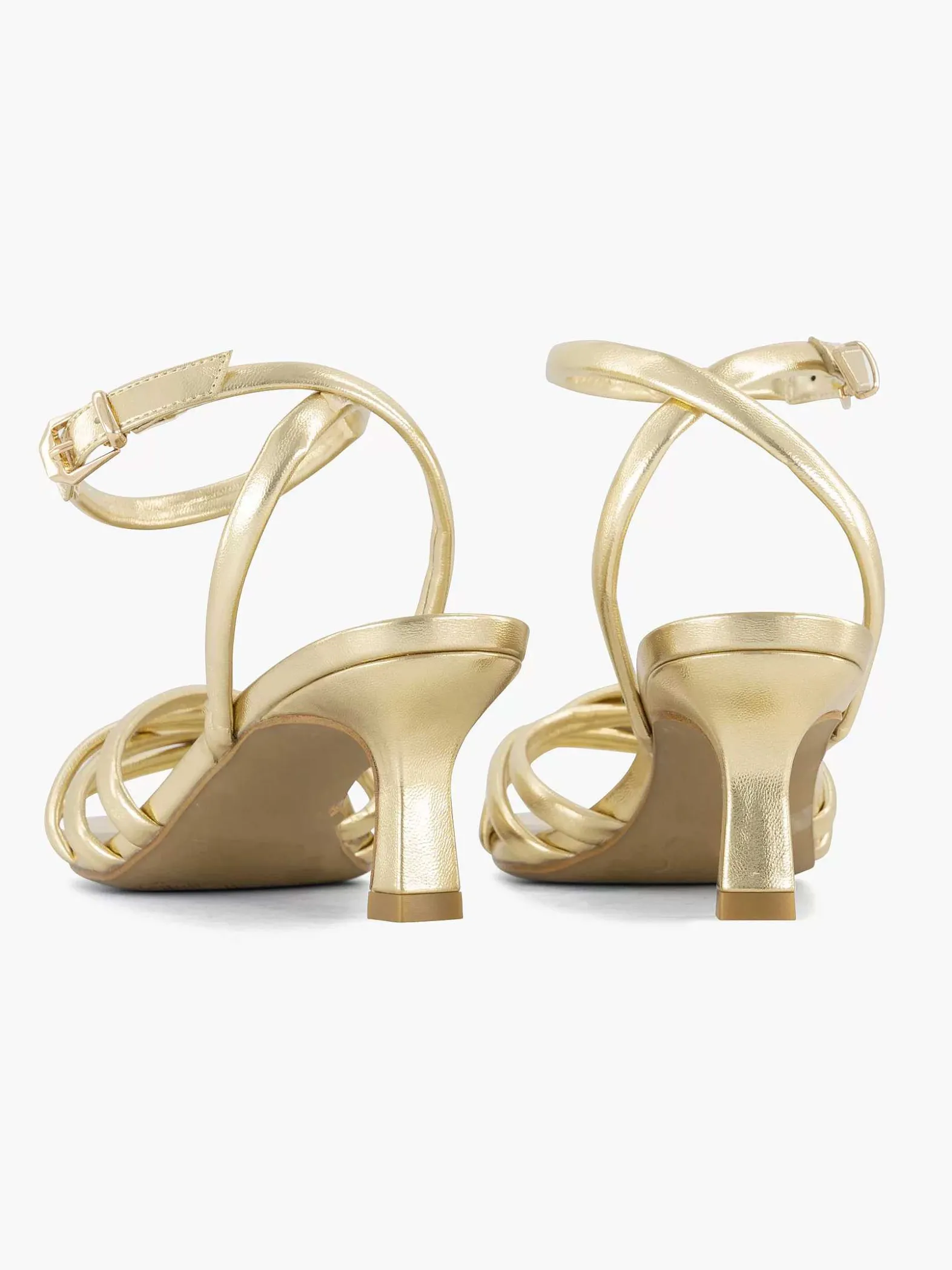Graceland Gouden Sandalette-Dames Sandalen