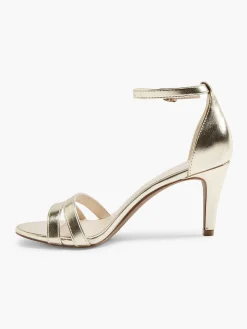 Graceland Gouden Sandalette Metallic-Dames Hoge Hakken