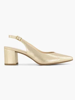 Graceland Gouden Slingback-Dames Pumps