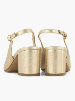 Graceland Gouden Slingback-Dames Pumps