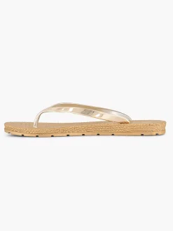 Blue Fin Gouden Teenslipper-Dames Slippers