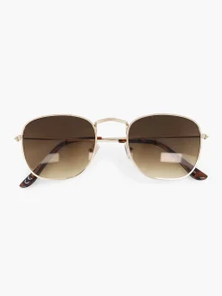 Graceland Gouden Zonnebril Met Bruine Glazen-Dames Online Exclusive Accessoires