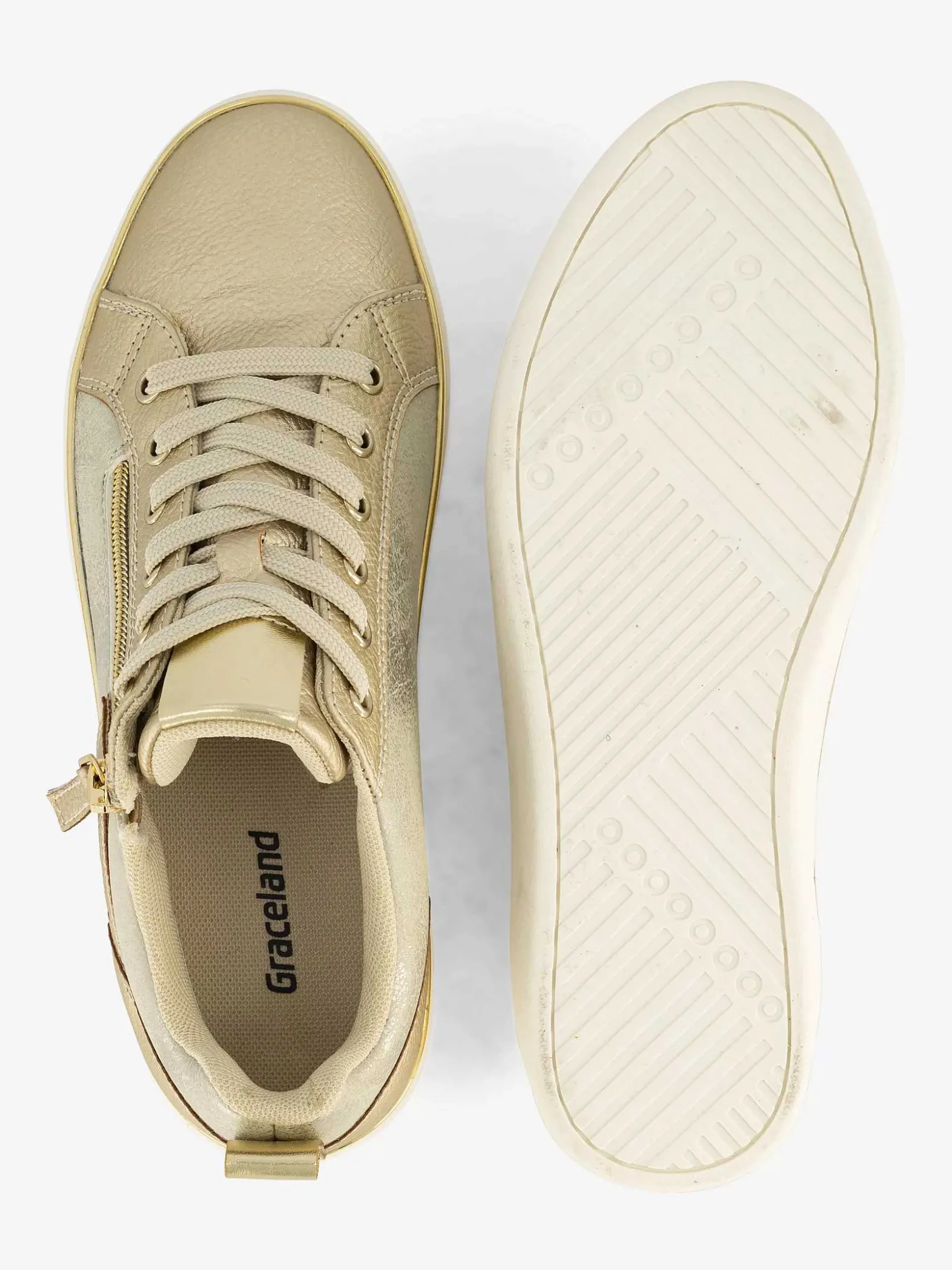 Graceland Goude Sneaker-Dames Sneakers