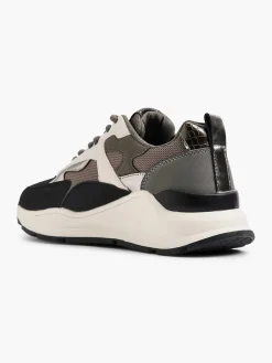 Oxmox Grijze Chunky Sneaker-Dames Sneakers