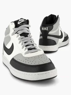 Nike Grijze Court Vision Mid Next Nature-Heren Sneakers