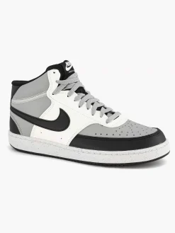 Nike Grijze Court Vision Mid Next Nature-Heren Sneakers
