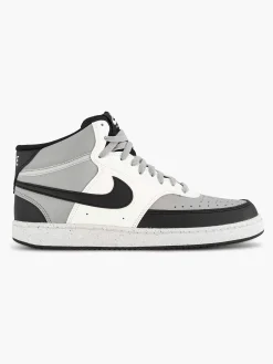 Nike Grijze Court Vision Mid Next Nature-Heren Sneakers