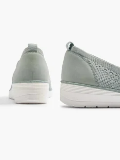 Easy Street Grijze Instapper Sleehak-Dames Comfort Schoenen