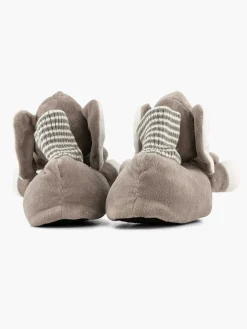 Bobbi-Shoes Grijze Pantoffel Olifant-Kinderen Jongensschoenen