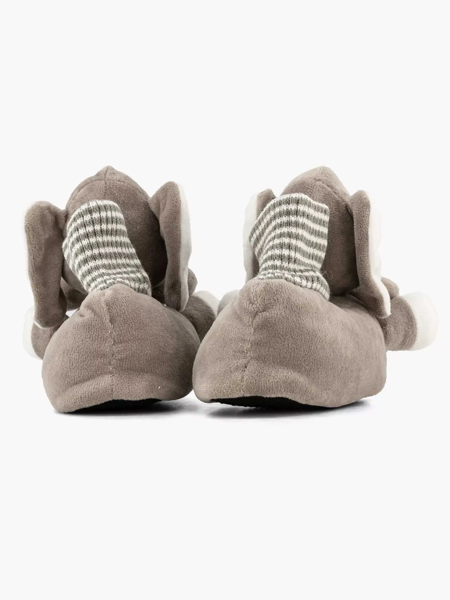 Bobbi-Shoes Grijze Pantoffel Olifant-Kinderen Jongensschoenen