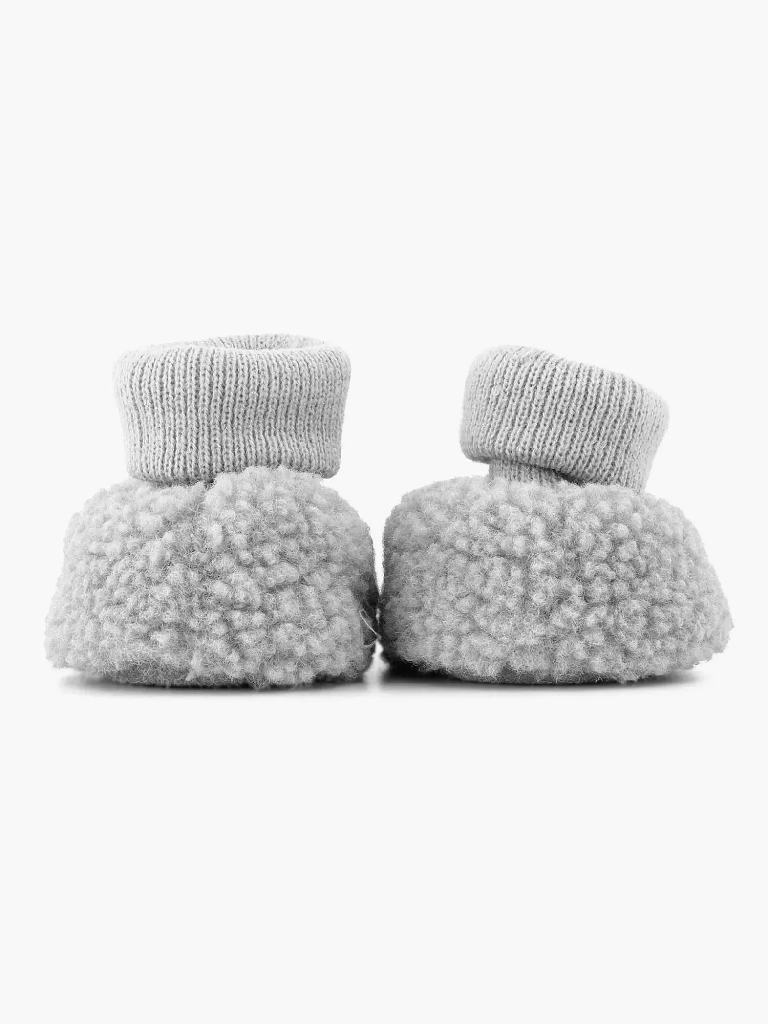 vanHaren Grijze Pantoffel Teddy-Kinderen Jongensschoenen
