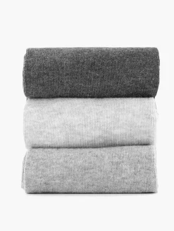 Puma Grijze Quarter Plain 3 Pak 39-42-Heren Sokken