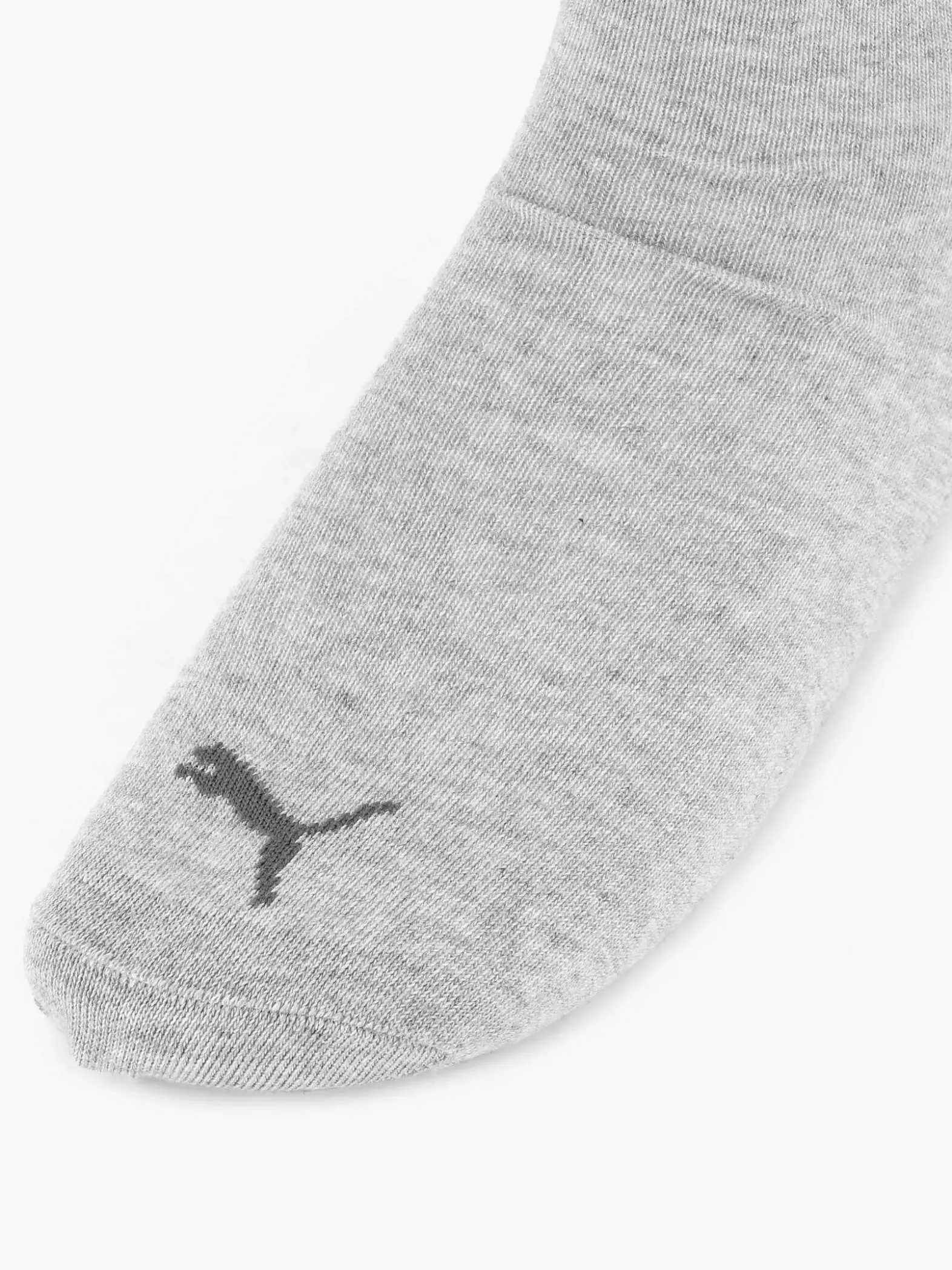 Puma Grijze Quarter Plain 3 Pak 39-42-Heren Sokken
