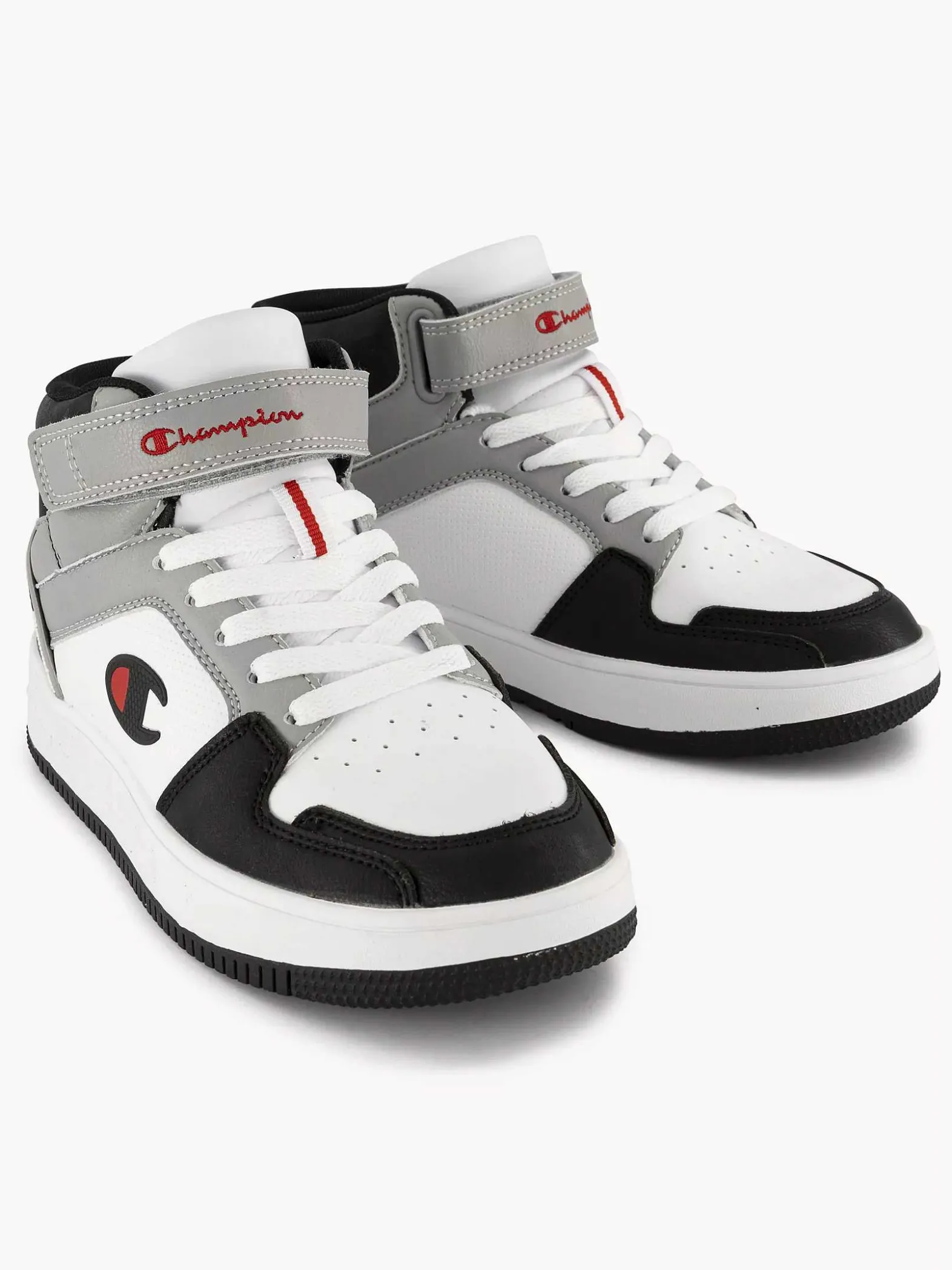 Champion Grijze Rebound 2.0 Mid B-Kinderen Jongensschoenen