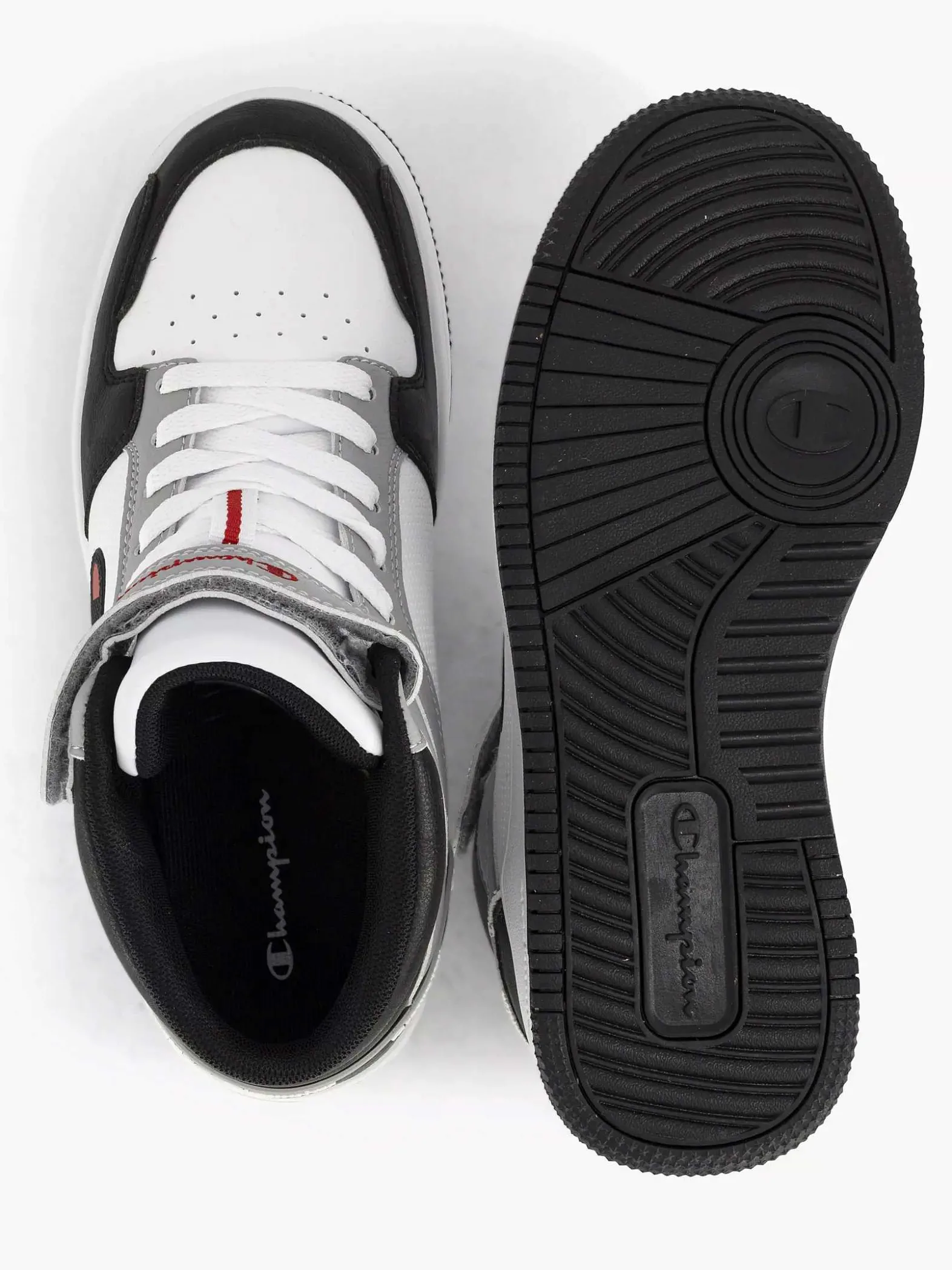 Champion Grijze Rebound 2.0 Mid B-Kinderen Jongensschoenen