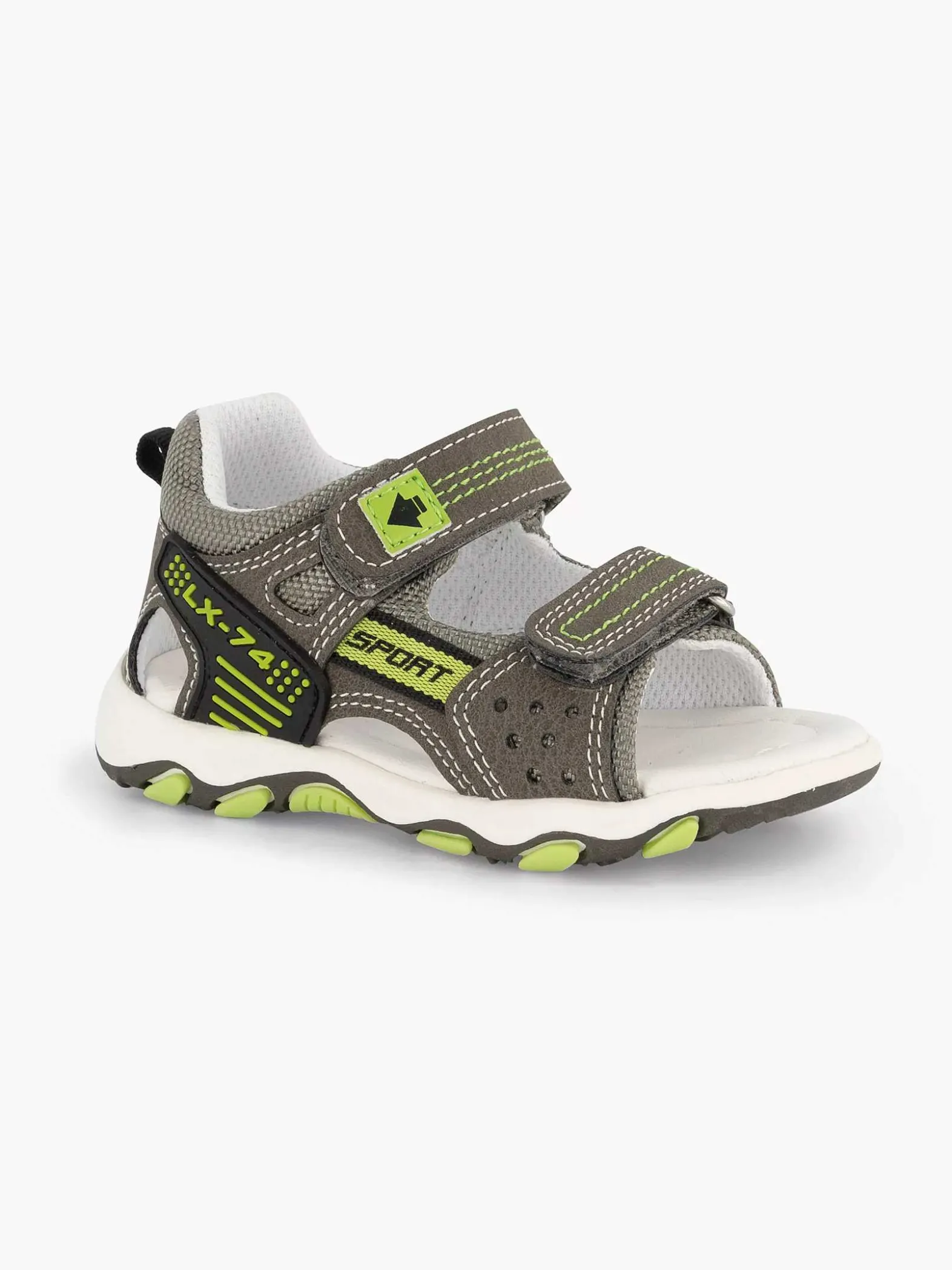 Bobbi-Shoes Grijze Sandaal-Kinderen Jongensschoenen