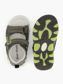 Bobbi-Shoes Grijze Sandaal-Kinderen Jongensschoenen