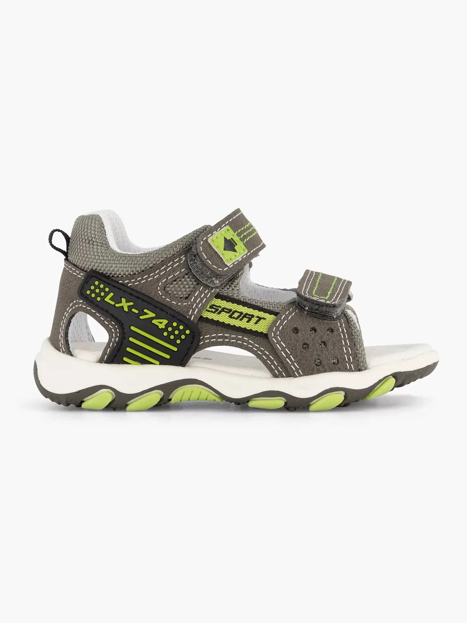 Bobbi-Shoes Grijze Sandaal-Kinderen Jongensschoenen