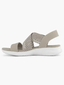 Skechers Grijze Sandalen Neon Star-Dames Sandalen