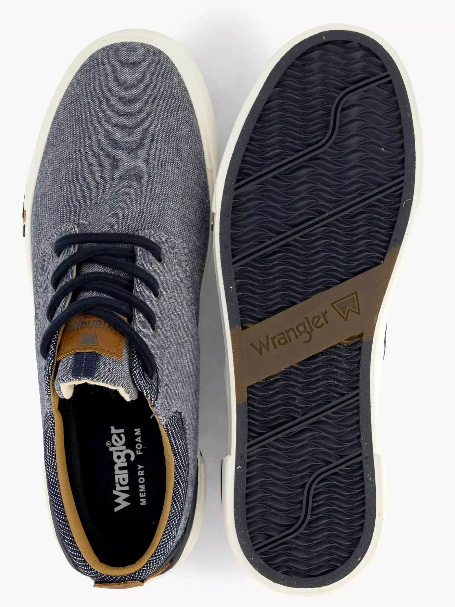 Wrangler Grijze Sneaker-Heren Sneakers