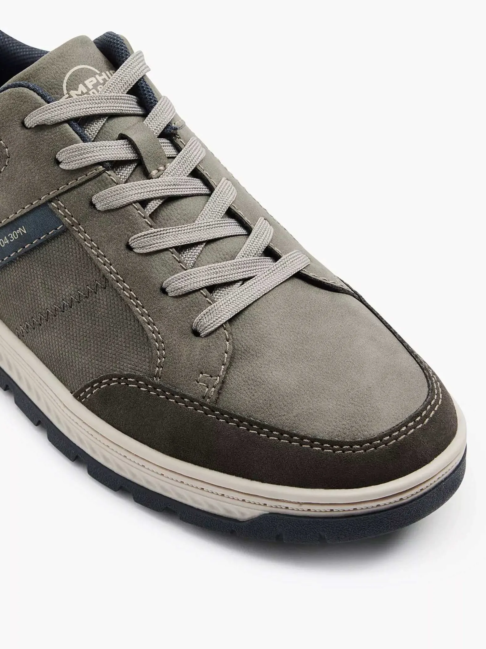 Memphis One Grijze Sneaker-Heren Sneakers