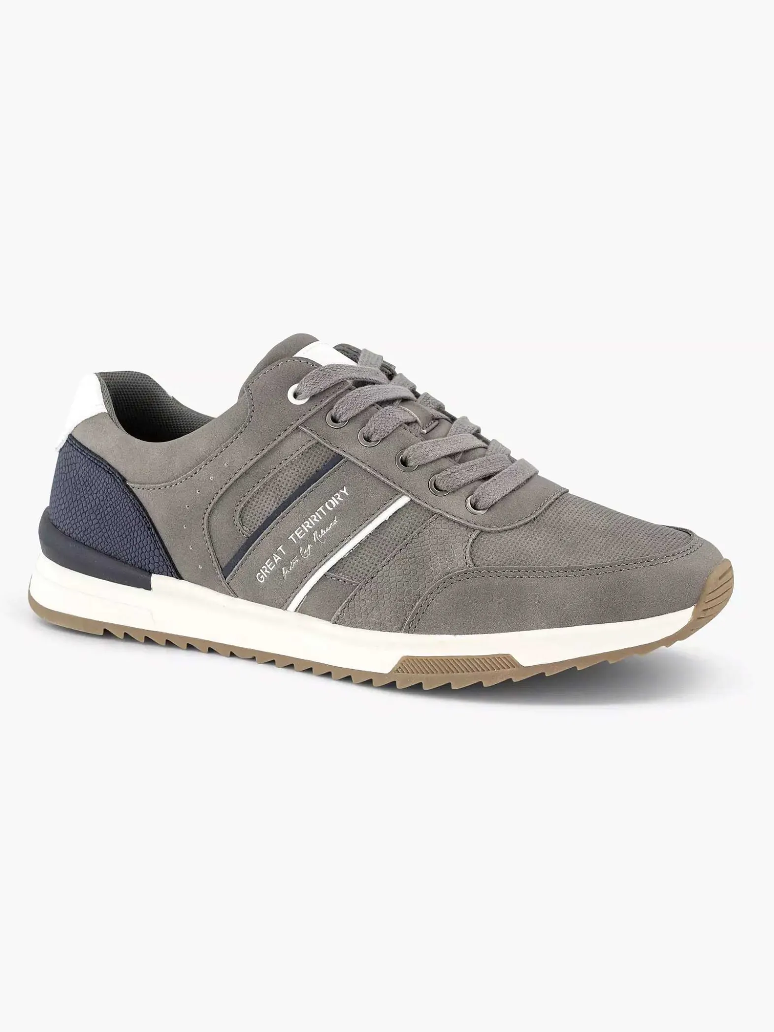 Memphis One Grijze Sneaker-Heren Sneakers