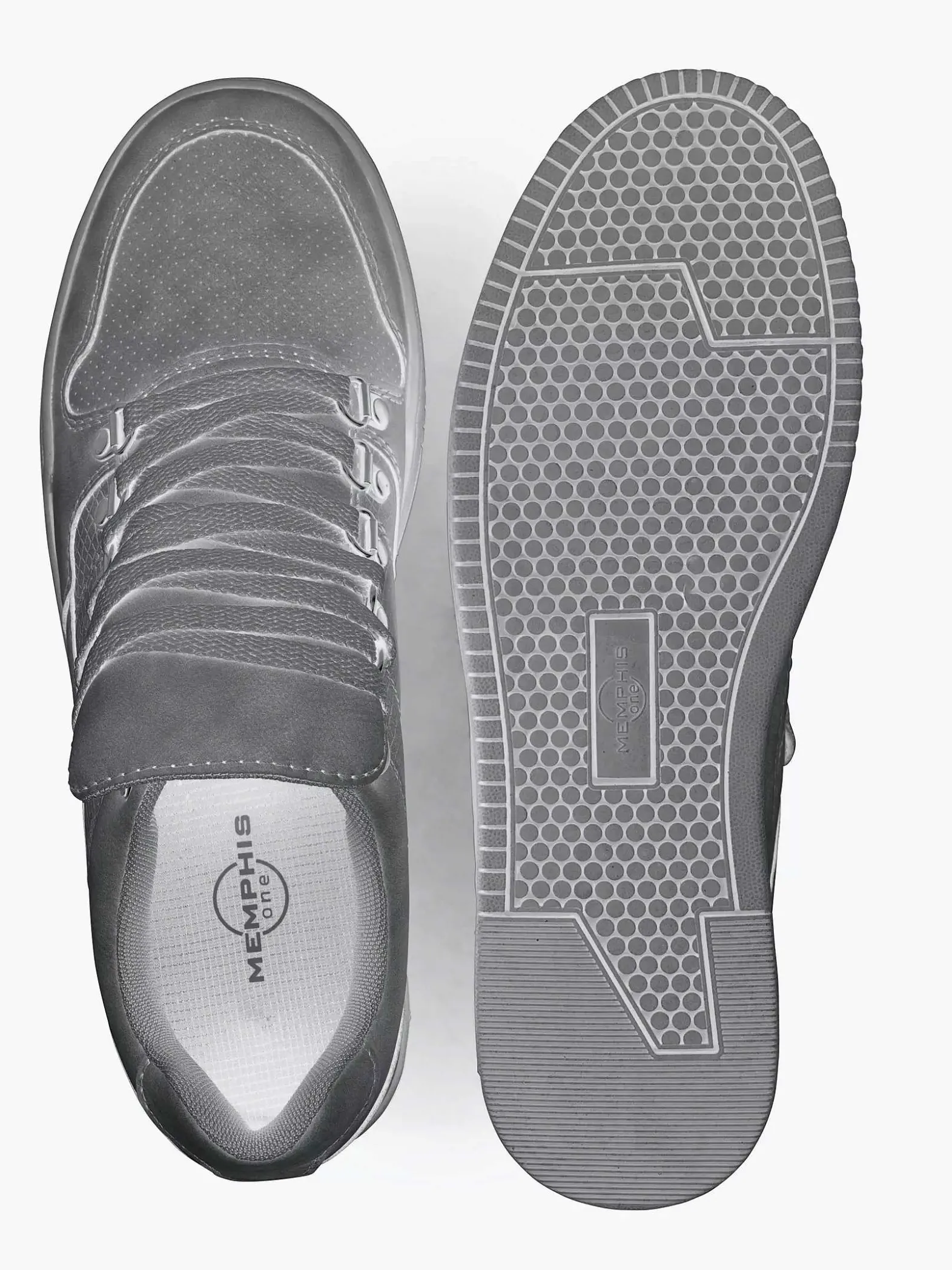 Memphis One Grijze Sneaker-Heren Sneakers